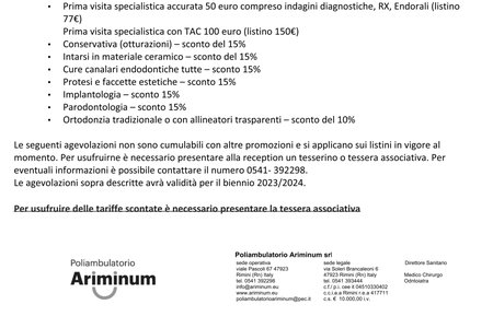 Immagine convenzione SALUTE E BENESSERE