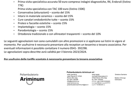 Immagine convenzione SALUTE E BENESSERE
